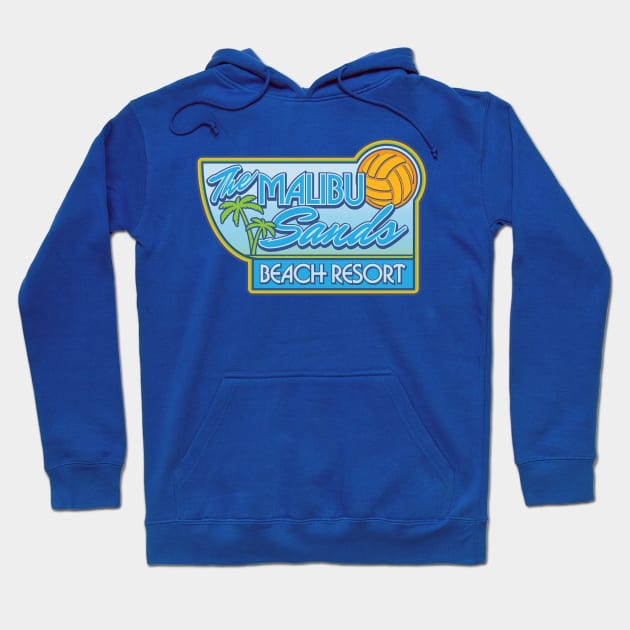 Malibu Sands Beach Resort Hoodie by Nazonian